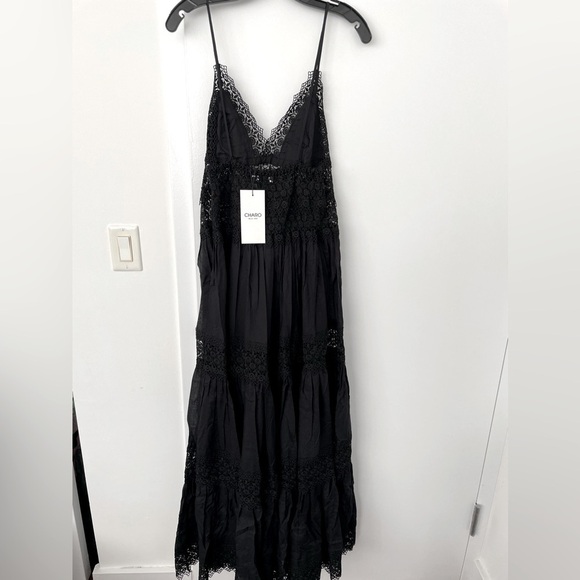 Charo Ruiz Cindy lace maxi cotton dress essentials collection NWT - Picture 13 of 16